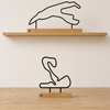 Outlinr Benelux F1 Racing Set | Stalen Silhouetten op Hout