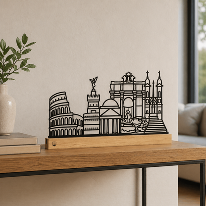 Luxe Rome decoratie als minimalistisch interieurstuk in een modern kantoor.