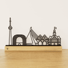 Outlinr Rotterdam | Stalen Silhouet op Hout